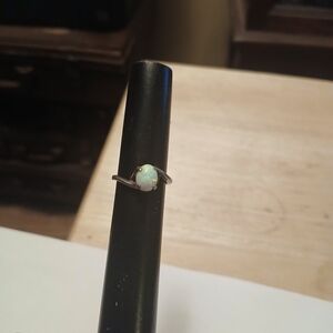 Silver Ring with Opal Stone